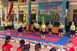 CHƯƠNG TRÌNH BÉ VỚI AN TOÀN GIAO THÔNG CỦA TRƯỜNG MẦM NON XÃ NGHĨA LẠC NĂM HỌC 2024-2025